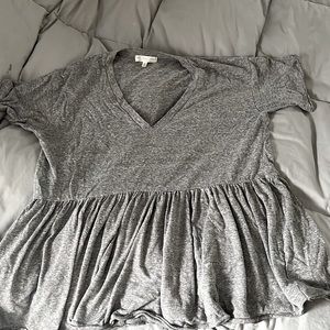 Truly madly deeply peplum T-shirt